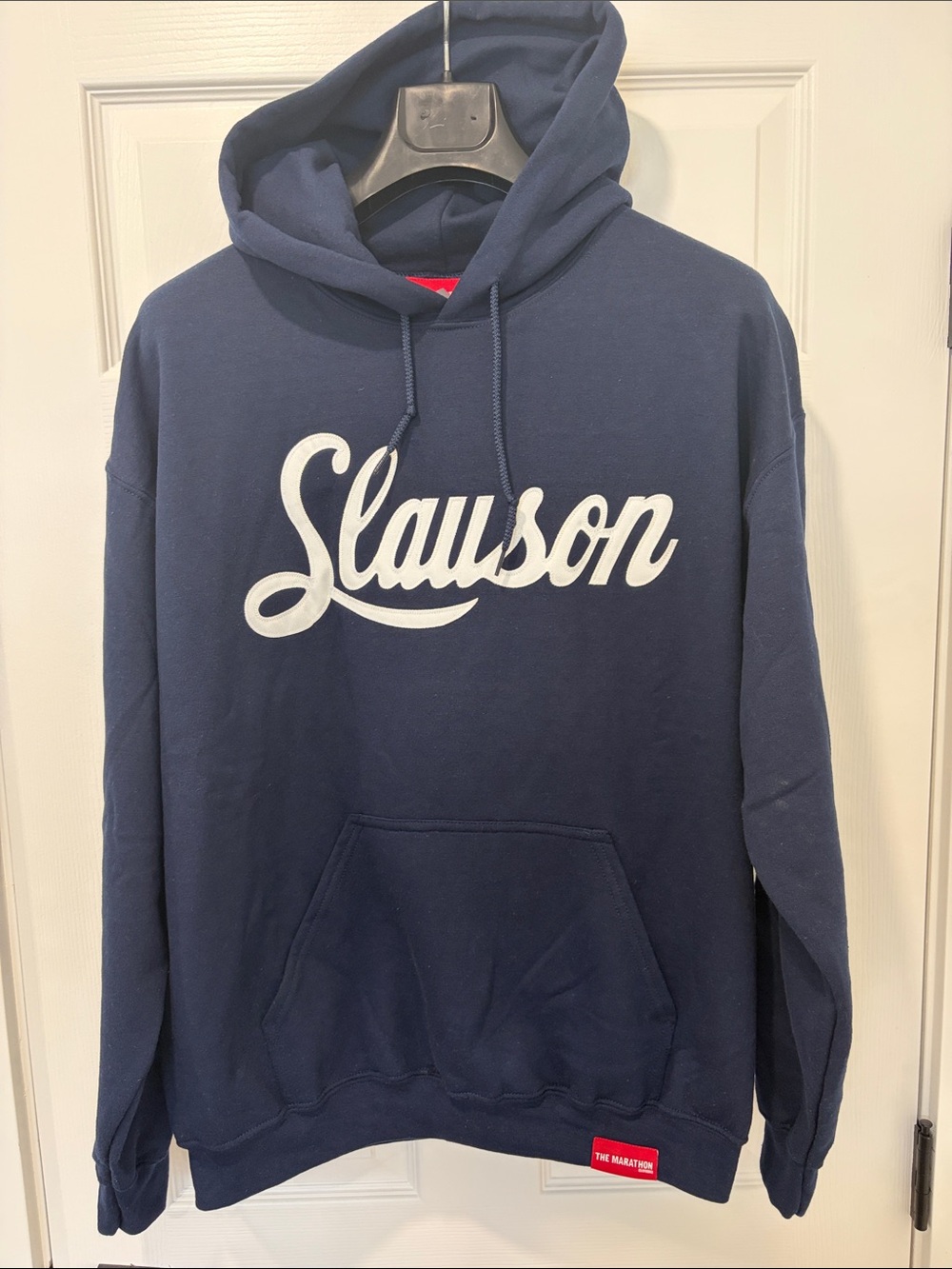 The Marathon Clothing Navy Slauson Pullover Hoodie
